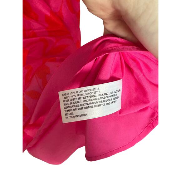 Kate Spade NWOT Classic Rose Peplum Midi Dress - Picture 6 of 7